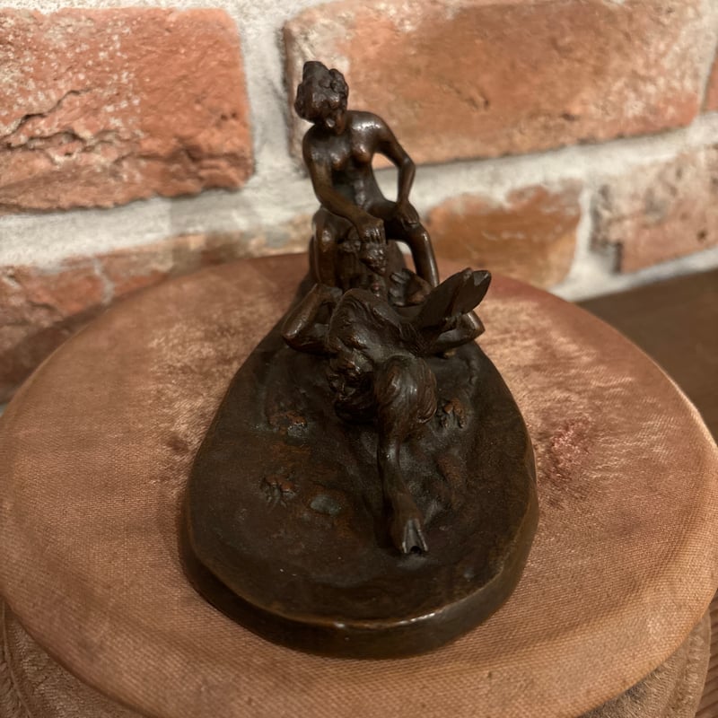 デビル★オブジェ★置物★アート★悪魔★サテュロス★真鍮★ビンテージ★アート★エロ デビル☆オブジェ☆置物☆アート☆悪魔☆サテュロス☆真鍮☆ビンテージ