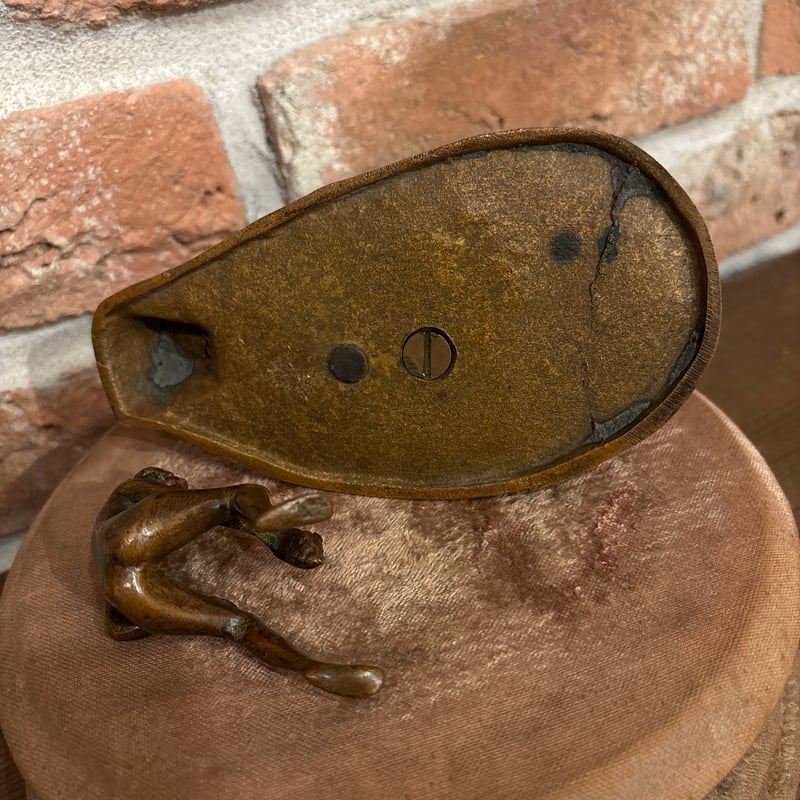 アンティーク デビル 悪魔&葡萄ニンフ ヴィエナブロンズ 置物 オブジェ