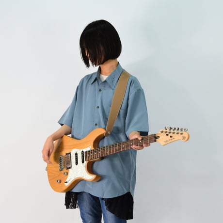 ギターストラップ【シュリンク】：ナッツブラウン