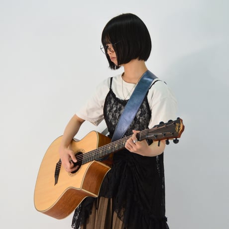 ギターストラップ【パール】：コバルトブルー