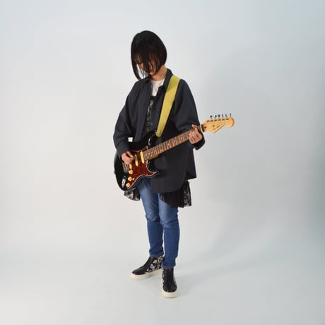 ギターストラップ【シュリンク】：クリームイエロー