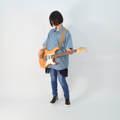 ギターストラップ【シュリンク】：ナッツブラウン