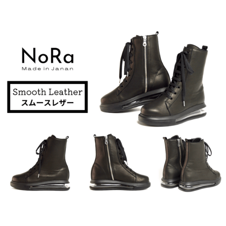 NoRa【スムースレザー】：レディースシューズ