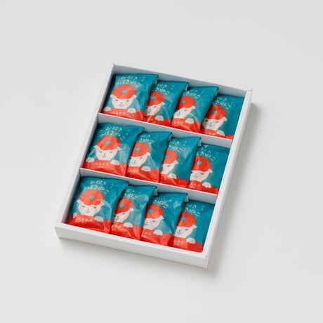 【お菓子】五島銘菓「お招きつばきねこ」12個入／御菓子司はたなか
