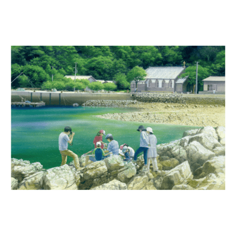 【送料込み】山本二三「五島百景」クリアファイル（2種）＆ポストカード（6種）セット／山本二三美術館