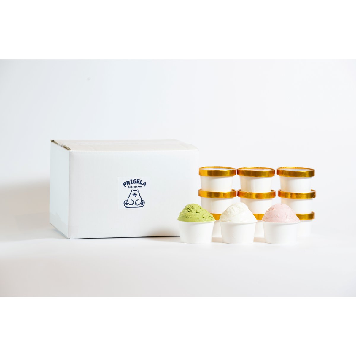 送料込み（冷凍）】ジェラートセットギフト（12個セット）／PRIGELA
