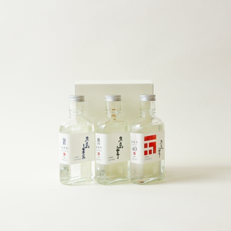【焼酎3本セット】180mlアソートセット3C（化粧箱付き）／五島列島酒造