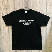 【オリジナル】バラモンビール半袖Tシャツ（ブラック）／五島列島マルシェ