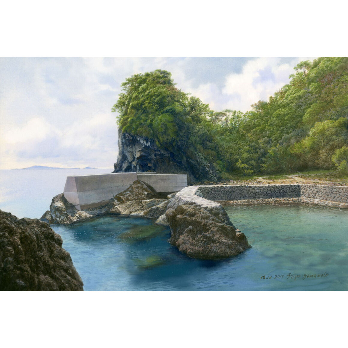 送料込み】山本二三「五島百景」クリアファイル（2種）＆ポストカード