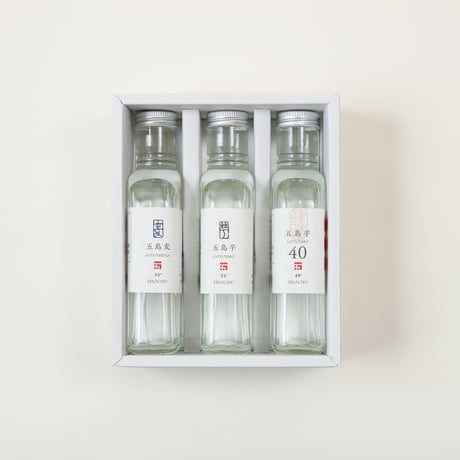 【焼酎3本セット】180mlアソートセット3C（化粧箱付き）／五島列島酒造