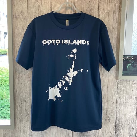 【オリジナル】No.01★五島列島マルシェ★半袖Tシャツ（510）（ミックスグレー／ネイビー）／五島列島マルシェ