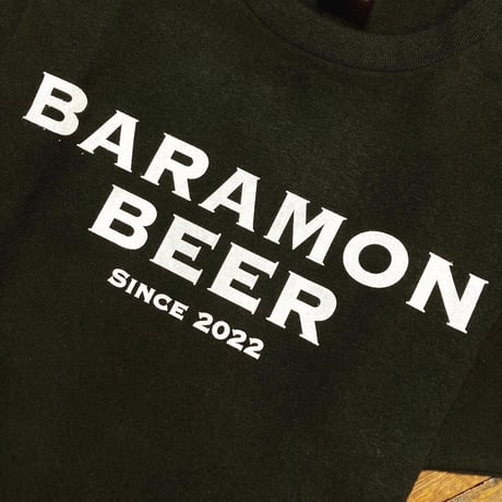 【オリジナル】バラモンビール半袖Tシャツ（ブラック）／五島列島マルシェ
