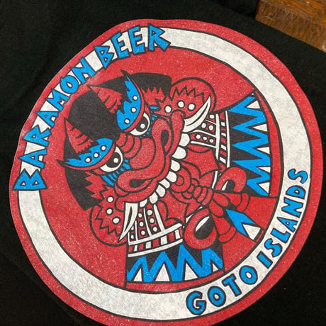 【オリジナル】バラモンビール半袖Tシャツ（ブラック）／五島列島マルシェ