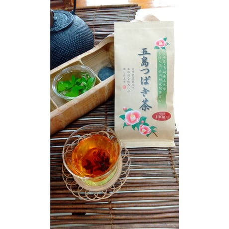 【送料全国一律】五島つばき茶100g（リーフ）／グリーンティ五島