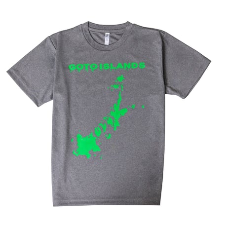 【オリジナル】No.01★五島列島マルシェ★半袖Tシャツ（510）（ミックスグレー／ネイビー）／五島列島マルシェ