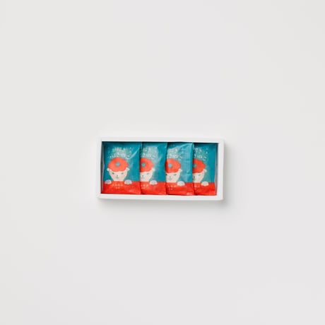 【お菓子】五島銘菓「お招きつばきねこ」4個入／御菓子司はたなか