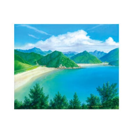 【送料込み】山本二三「五島百景」クリアファイル（2種）＆ポストカード（6種）セット／山本二三美術館
