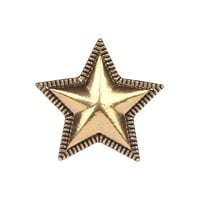 スターコンチョボタン（ゴールド）３個セット