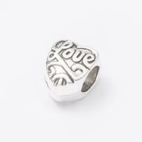loveハートメタルパーツ　１５個セット