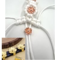 フラワービーズ　２０個セット　ゴールド