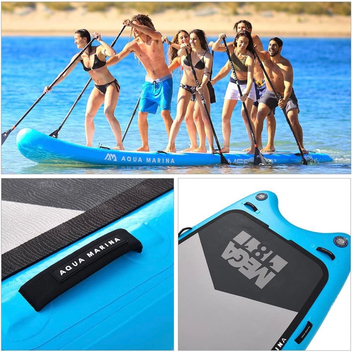 AQUA MARINA サップ　おまけ付 最大7人乗り大型モデル】アクアマリーナーMEGA | SUP（サップ