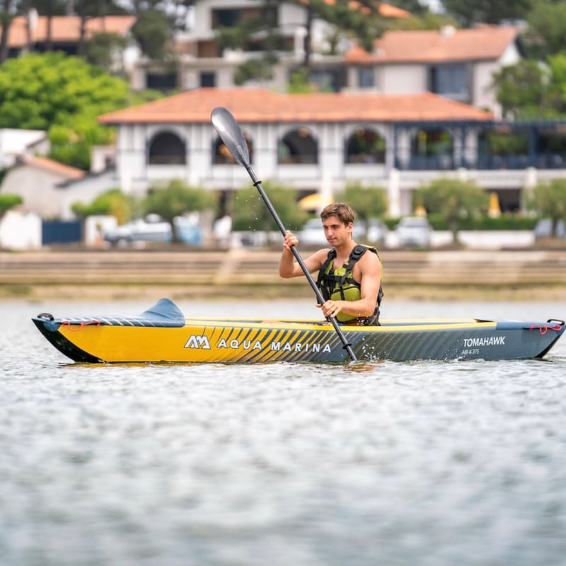 上級者モデル】アクアマリーナ カヤック トマホーク AIR-K 375 | Blue  