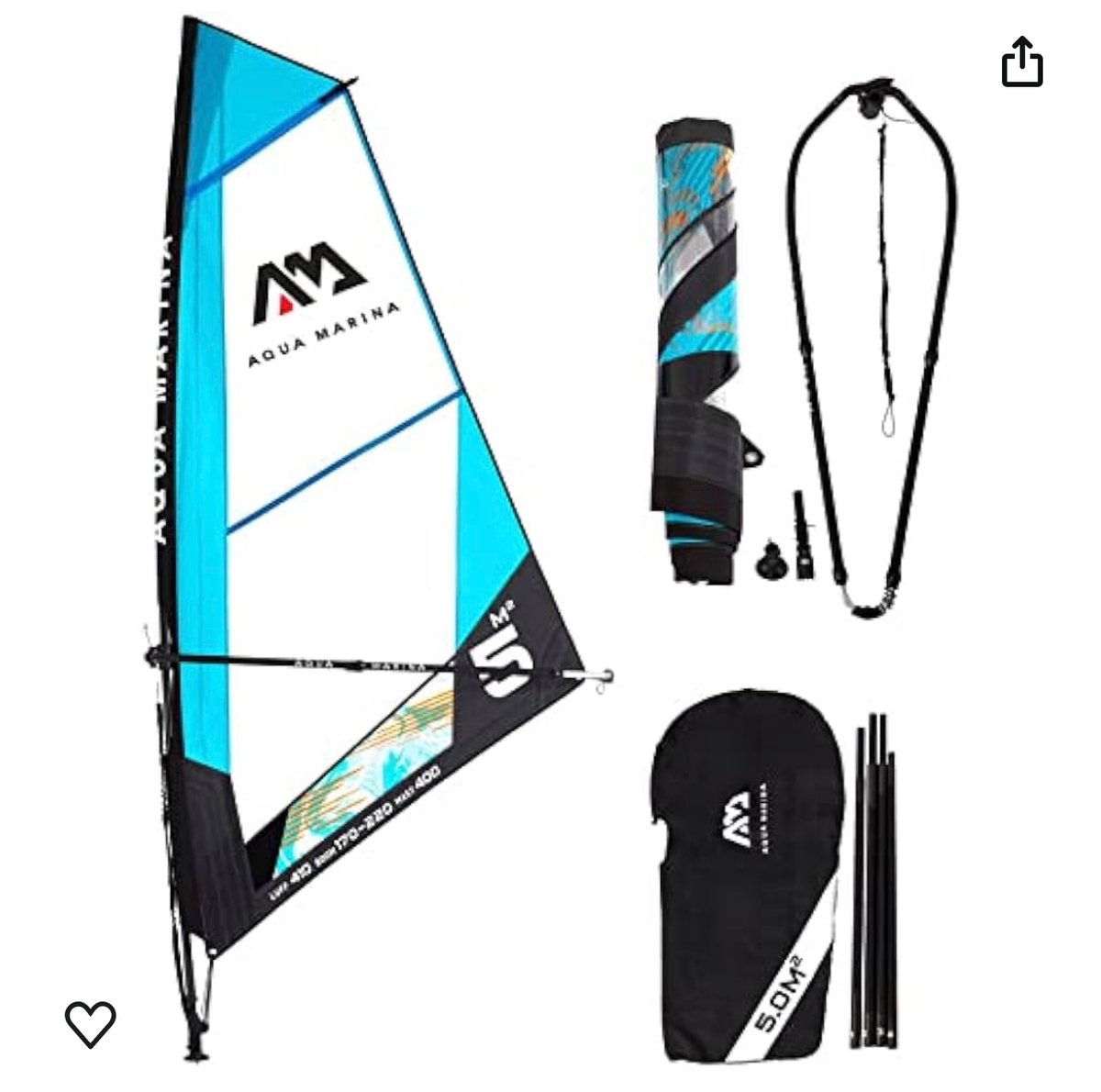 アクアマリーナ ウィンドサーフィン セイル 5.0㎡ | AQUA MARINA