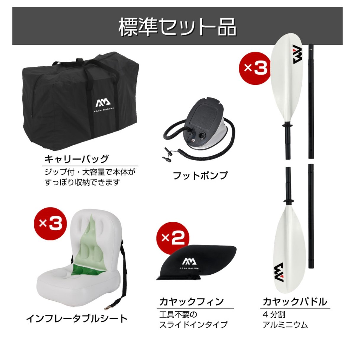 【コスパ最強モデル】アクアマリーナ　カヤック　ベッタ　3人乗り Betta 3P（ベッタ 3人乗り） | アクアマリーナ公式サイト
