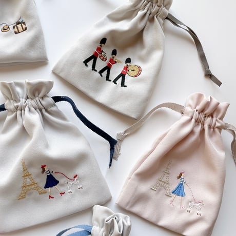 Embroidery Kinchaku S