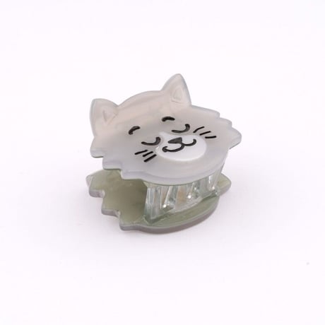 Coucou Suzette / Gray Cat Mini Hair Claw (グレーキャット）