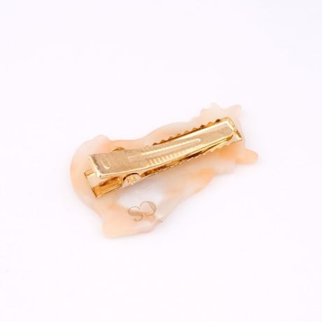 Coucou Suzette / Ginger Cat Hair Clip (茶トラ猫）