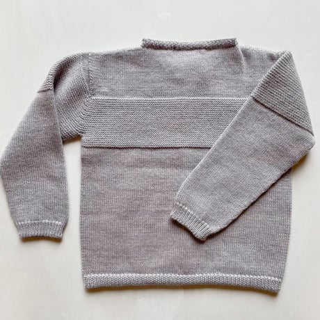 LES ENFANTINES / Cardigan Mousse-Gray