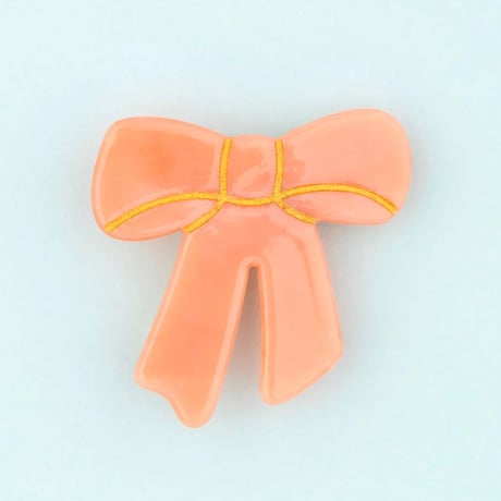 Coucou Suzette / Pink Ribbon Hair Clip (ピンクリボン）