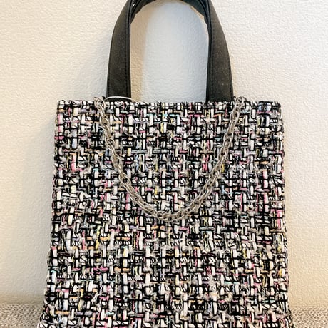 Tweed Otona Bag-Jewel Black