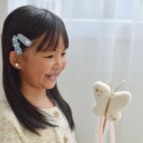 Little Marshmallow / Clip // Denim Daisy