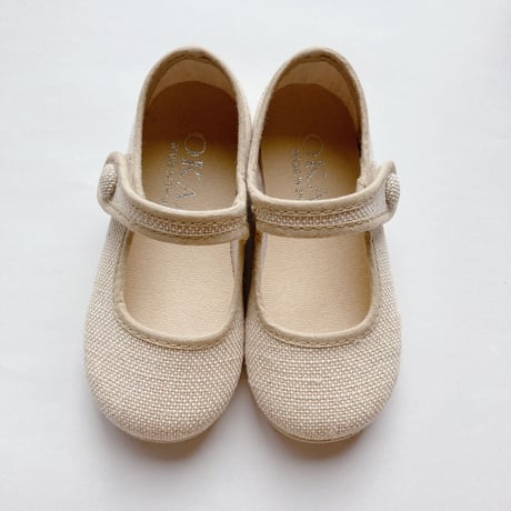 OKAASPAIN / Linen Mary Jane / (Natural)