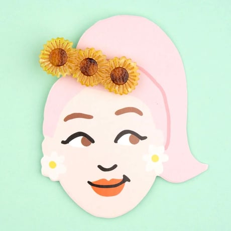 Coucou Suzette / Sunflower Hair Clip (ひまわり)