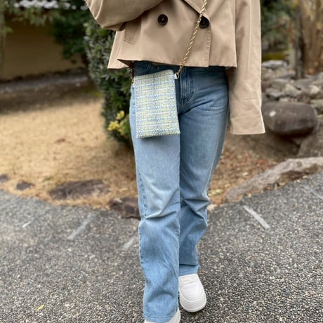 Twinkle Tweed Otona Pochette - Pastel -