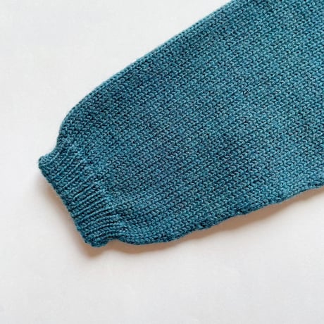LES ENFANTINES  / Cardigan Mousse-Dark Green