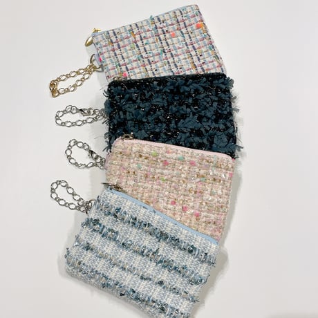 Twinkle Tweed Otona Charm Pouch