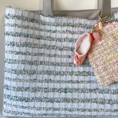 Twinkle Tweed Otona Charm Pouch