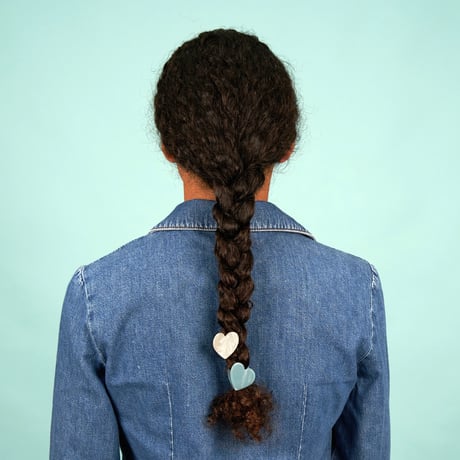 Coucou Suzette / White Heart Mini Hair Claw（ホワイトハート）