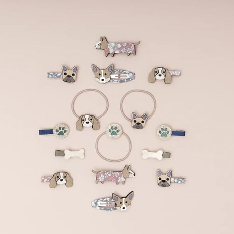 MIMI&LULA / Corgi clip set  HORSE & HOUND