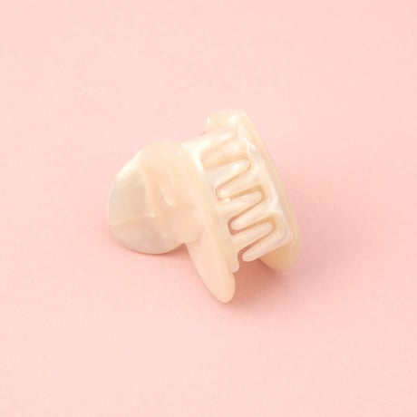 Coucou Suzette / White Heart Mini Hair Claw（ホワイトハート）