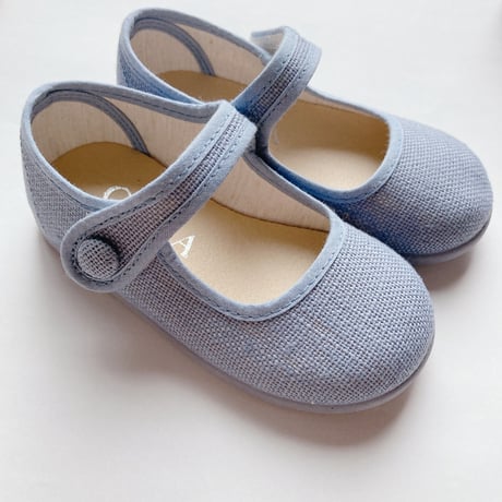 OKAASPAIN / Linen Mary Jane / (Medium Blue)