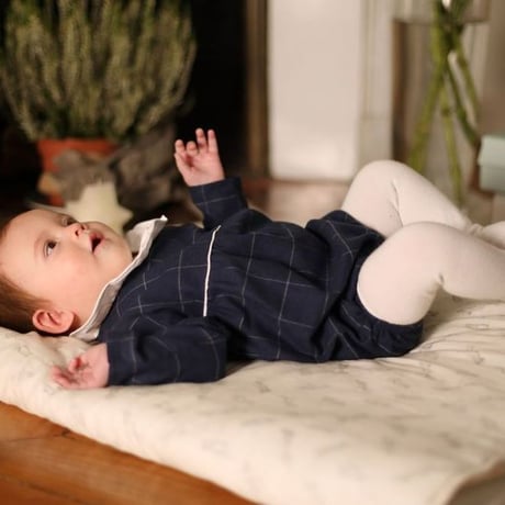 LES ENFANTINES  / Rouse Gorge Rompers-Navy