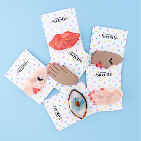 Coucou Suzette / Lips Hair Clip (リップ）