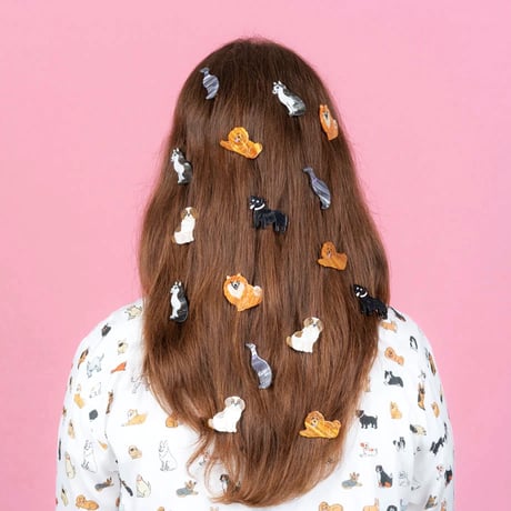 Coucou Suzette / Staffy Hair Clip (スタッフォードシャーブルテリア)