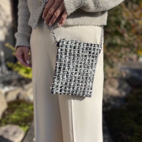 Vintage Tweed Otona Pochette
