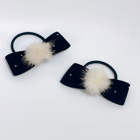 Velour dot ribbon series